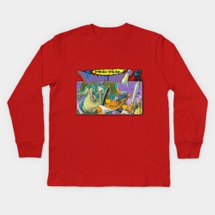 Dragon Quest I Famicom Kids Long Sleeve T-Shirt